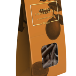 Sinaasappelschil in pure chocolade
