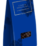 Zwarte bes<br>  in pure chocolade