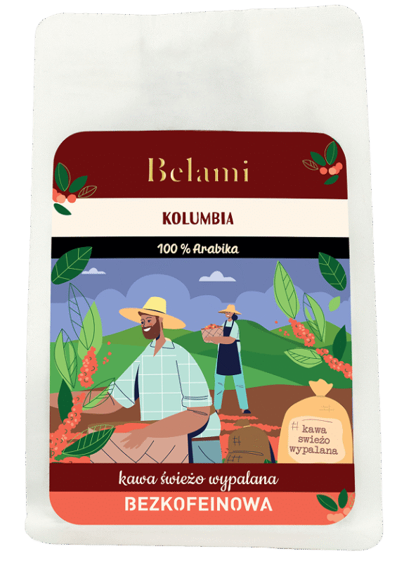 kawa kolumbia bezkofeinowa