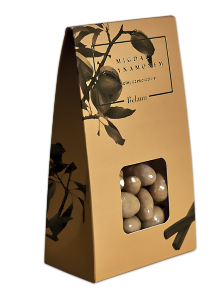 opakowania belami(1) Amandel <br>
in witte chocolade met kaneel - Afbeelding 1